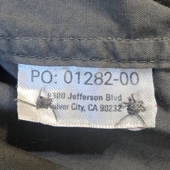 Outerknown Sea Shirt GREEN long sleeve 100% cotton button up SIZE Medium - Picture 5 of 5